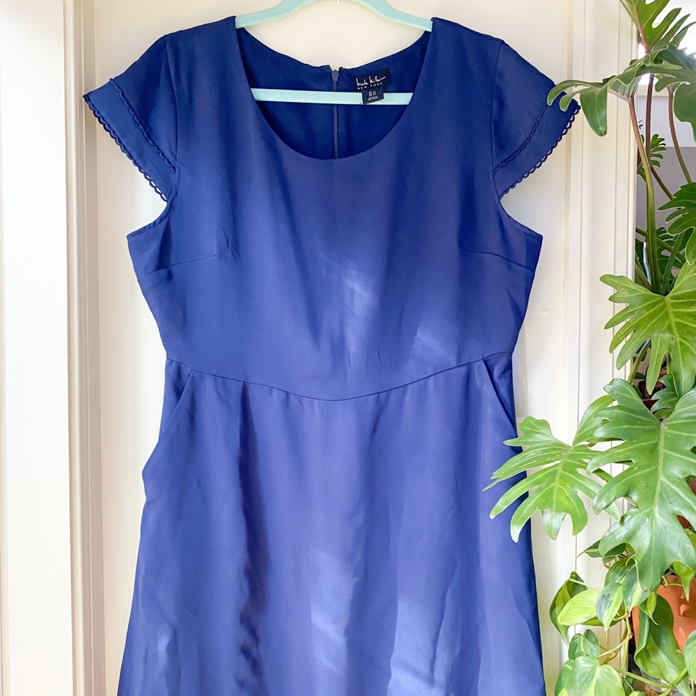 Nicole Miller Navy Blue Dress